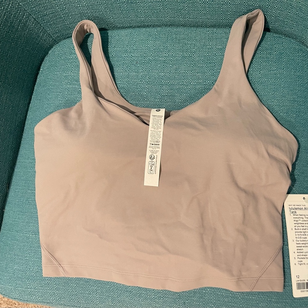 Light Purple Cropped Tank Top